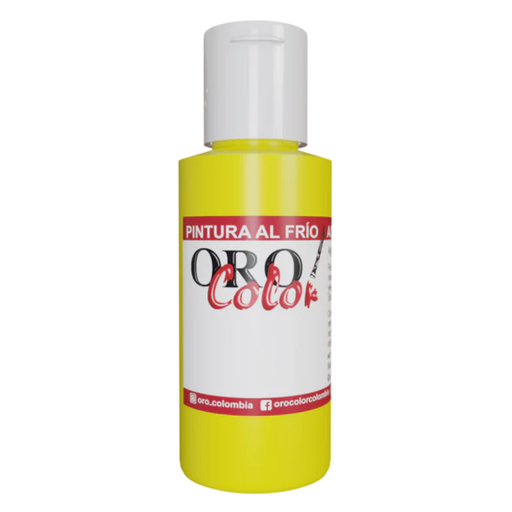 [F001-60] PINTURA AL FRIO AMARILLO LIMON 60ML