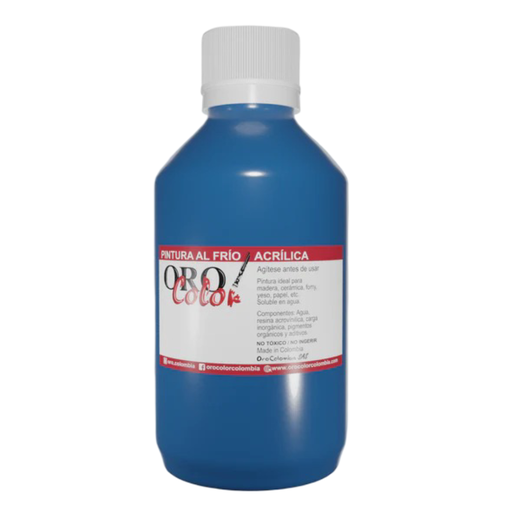 [F026-250] PINTURA AL FRIO AZUL REY 250ML