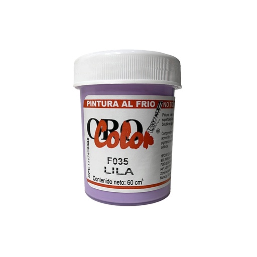 [F035-60] PINTURA AL FRIO LILA 60CM