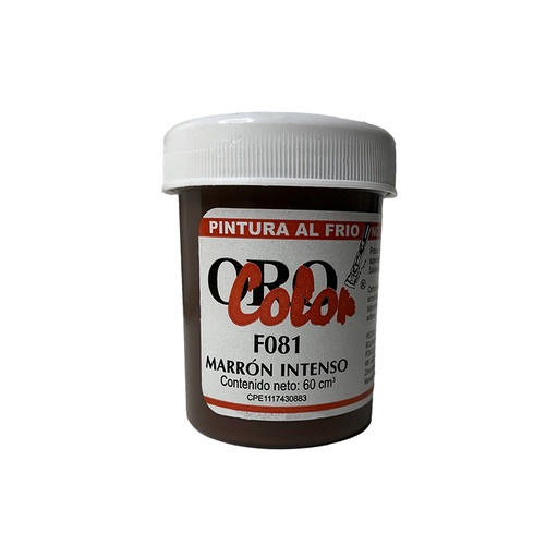[F081-60] PINTURA AL FRIO MARRON INTENSO 60ML