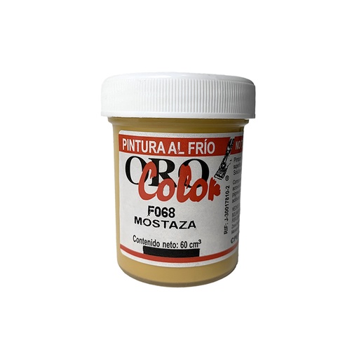 [F068-60] PINTURA AL FRIO MOSTAZA 60CM