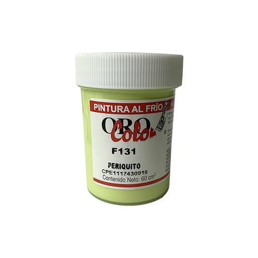 [F131-60] PINTURA AL FRIO PERIQUITO 60ML