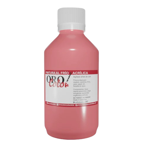 [F012-250] PINTURA AL FRIO ROSADO 250ML
