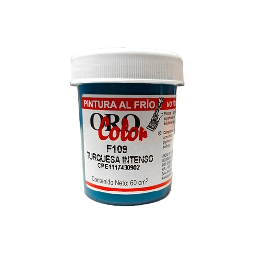 [F109-60] PINTURA AL FRIO TURQUESA INTENSO 60CM