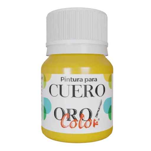 [CU-604] PINTURA PARA CUERO AMARILLO PALIDO 30ML 