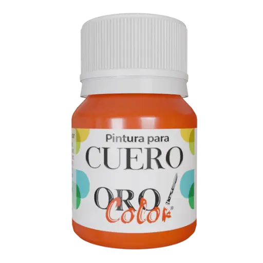 [CU-617] PINTURA PARA CUERO NARANJA  30ML