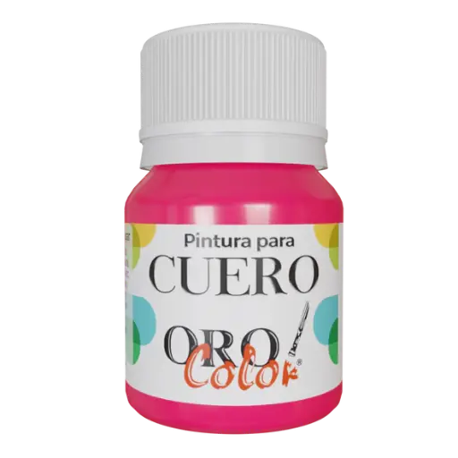 [CU-655] PINTURA PARA CUERO ROSA NEON 30ML