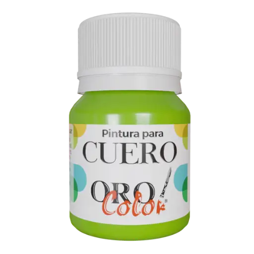 [CU-660] PINTURA PARA CUERO VERDE NEON 30ML 