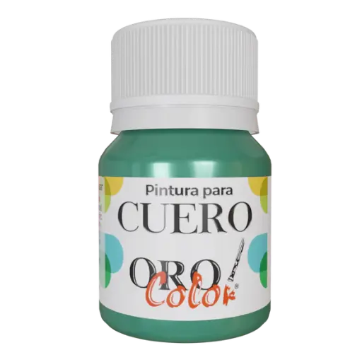 [CU-666] PINTURA PARA CUERO VERDE PERLADO 30ML