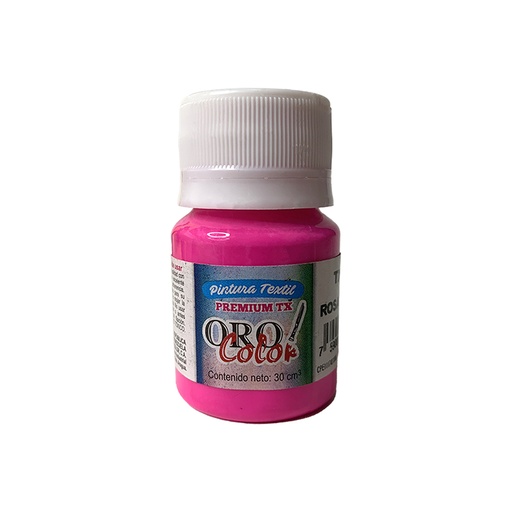 [TX325] PINTURA TEXTIL PREMIUM ROSA BARBIE 30ML
