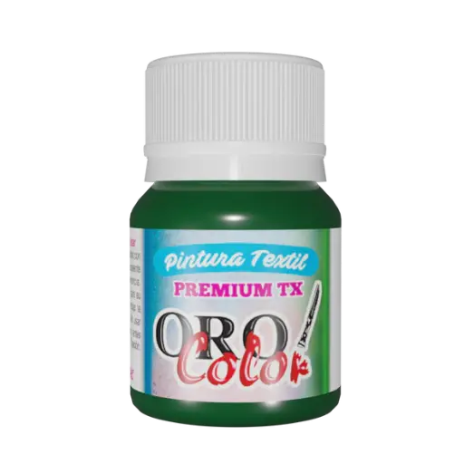 [TX361] PINTURA TEXTIL PREMIUM VERDE GRAMA 30ML 