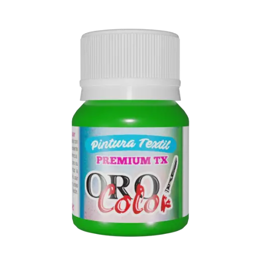 [TX408] PINTURA TEXTIL PREMIUM VERDE NEON 30CM