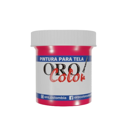 [TW44] PINTURA TEXTIL ROSADO NEON 30ML 