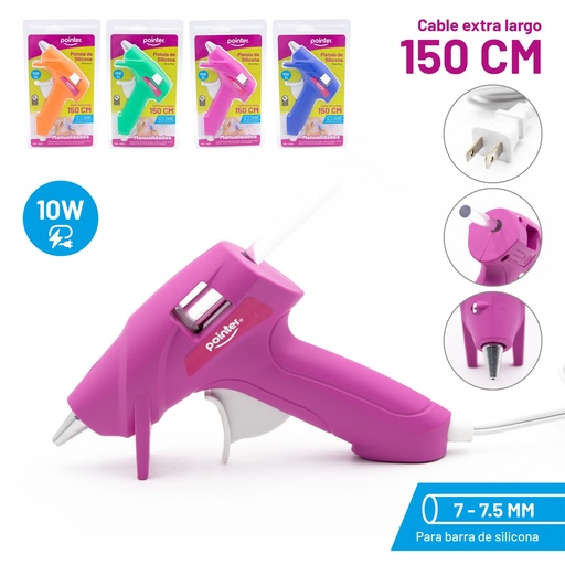 [PS-10] PISTOLA PEQUEÑA DE SILICONA 10W