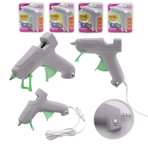 [PS-20-DT] PISTOLA DE SILICONA DOBLE TEMPERATURA