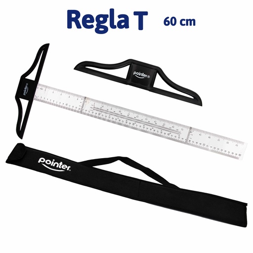 [TR-22153-60CM] REGLA T 60 cm