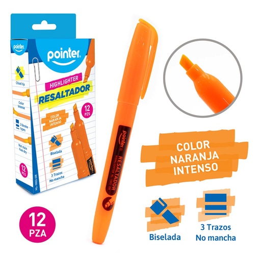 [HL-1002-OR] RESALTADOR NARANJA 