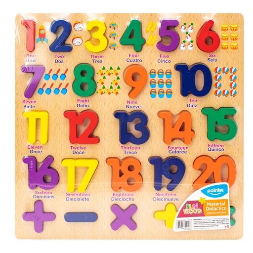 [PZZ-1805-N] ROMPECABEZA DIDACTICO (NUMEROS)