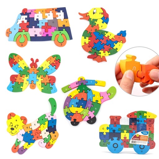 [A126-Z001] ROMPECABEZAS DIDACTICO INFANTIL DE MADERA