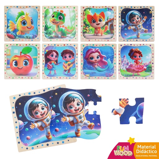 [ANC-1720] ROMPECABEZAS x 16 PIEZAS