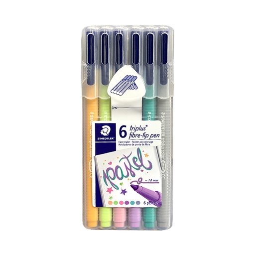 [323SB6CS01] ROTULADOR PASTEL X6