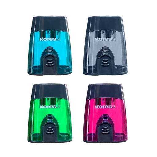 [35817.01] SACAPUNTAS DOBLE CON DEPÓSITO KLICK-IT 