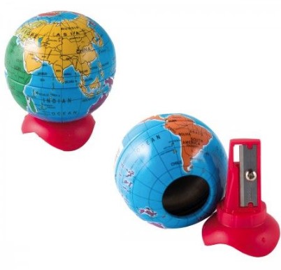 [05111] SACAPUNTAS GLOBO TERRÁQUEO 