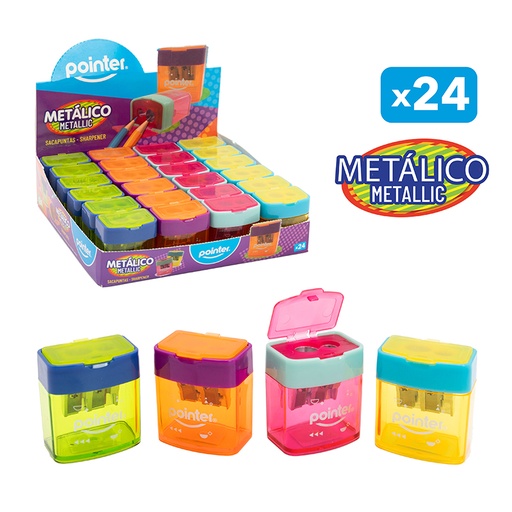 [SH-2309-M] SACAPUNTAS METALICO DOBLE