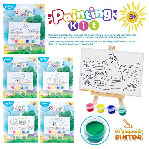 [CA-2388] SET DE PINTURA INFANTIL (LIENZO)