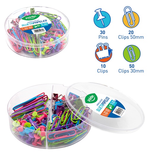 [OS-1702] SET DE SUJETAPAPELES x110PZAS