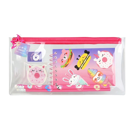 [780-8513391] SET ESCOLAR 1 CARTUCHERA, 2 LAPICES HB