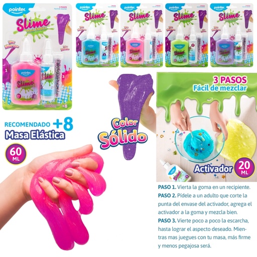 [ANC-2249] SLIME 60ML (COLORES SOLIDOS)