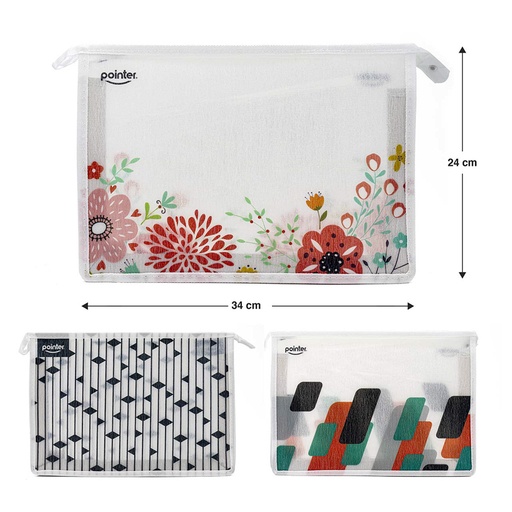 [FL2-04] SOBRE ESTAMPADO PORTADOCUMENTOS CON ZIPPER - CARTA 21,6x29,7CM