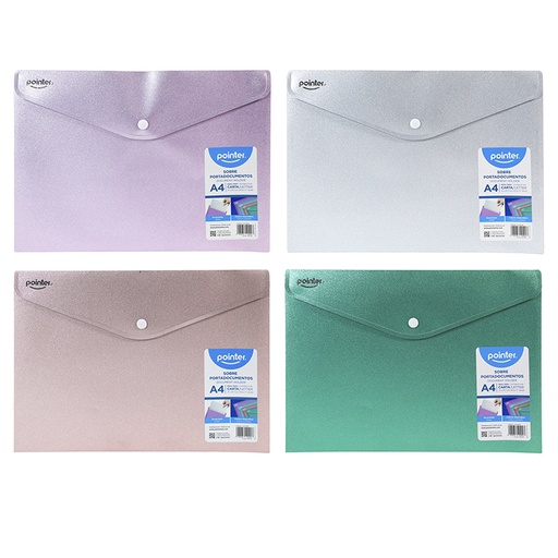 [FL2-23125] SOBRE ESCARCHADO PORTADOCUMENTOS - CARTA 21x29,7Cm