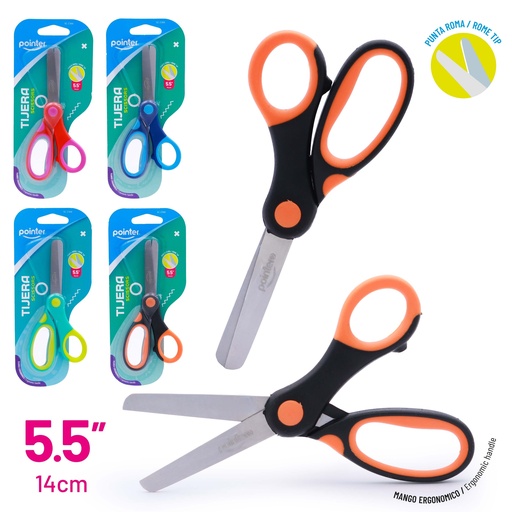 [SC-2366] TIJERA PUNTA ROMA 5.5"