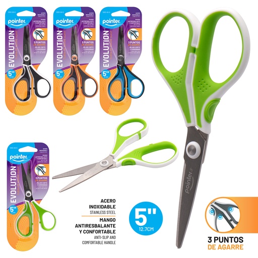 [SSO-50-5] TIJERA DE AGARRE SUAVE 5”