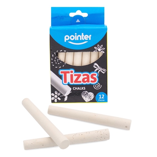 [CC-12-W] TIZAS BLANCAS X12