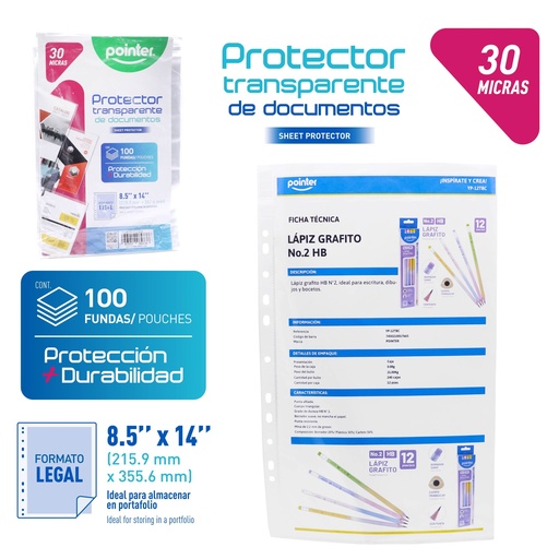 [PNT-FP-3-100-OF] PROTECTOR DE HOJAS