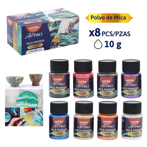 [MIC-23228] SET POLVO MICA 10g x 8