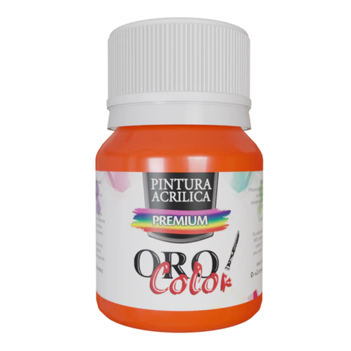 [A-682-30] PINTURA ACRILICA PREMIUM NARANJA NEON 30CM