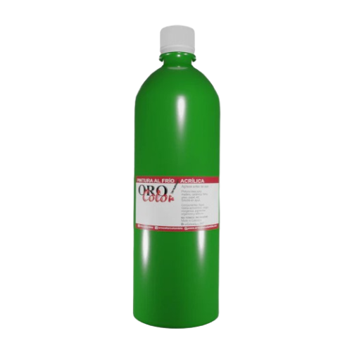 [F051-1] PINTURA AL FRIO VERDE MANZANA 1L 