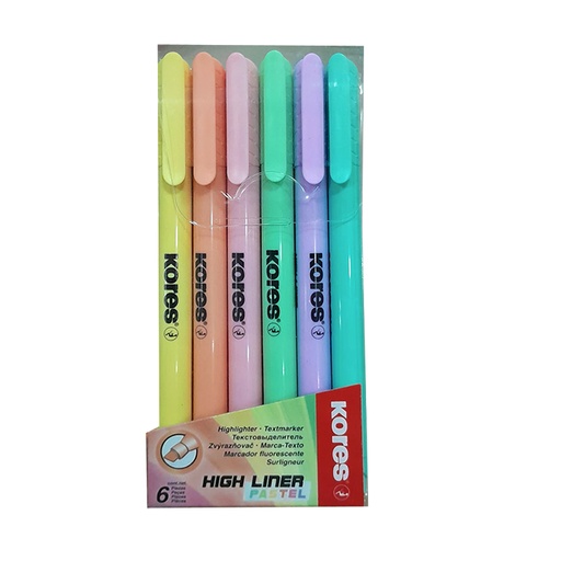 [36246.01] RESALTADORES DELGADOS PASTEL x6PZS