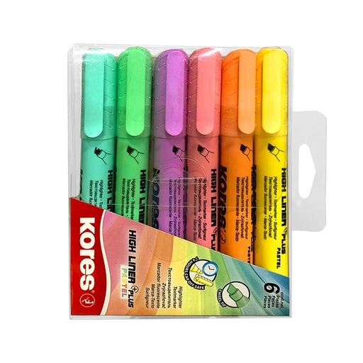 [36060.01] RESALTADORES PASTEL KORES X6