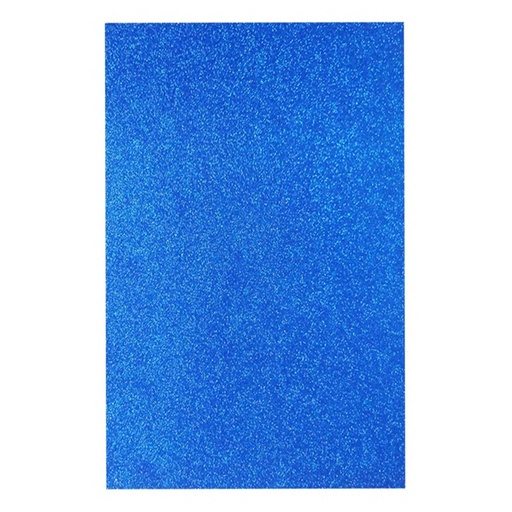 [0549.022.6] FOAMY ESCARCHADO AZUL ZAFIRO - CARTA 20x30CM