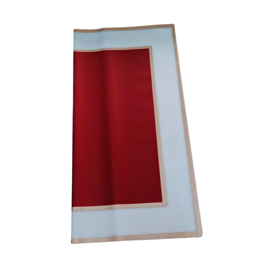 [HQ-WR-8414] PAPEL COREANO HANSU TRASLUCIDO BORDEADO - ROJO CARMESI 57x57CM