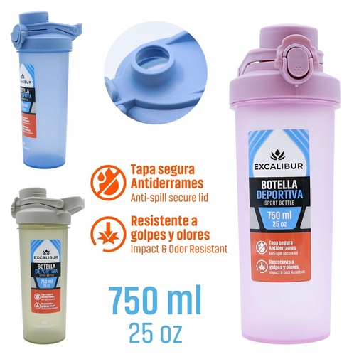 [EX-S01-B750] BOTELLA DEPORTIVA 750ml