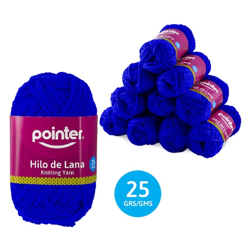 [7A018-KY-25G-FLBLU] LANA PARA MANUALIDADES (AZUL ELECTRICO)