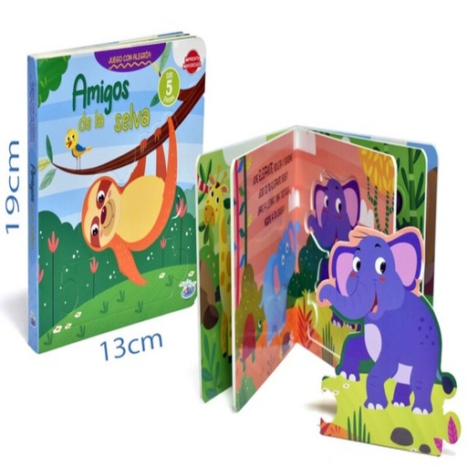 [BK-183] LIBRO DIDACTICO- JUG CON ALEGRIA- AMIGOS DE LA SELVA
