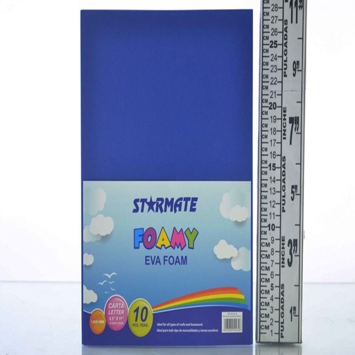 [STR-EVA-018] FOAMI LISO  8.5X11" AZUL ROYAL