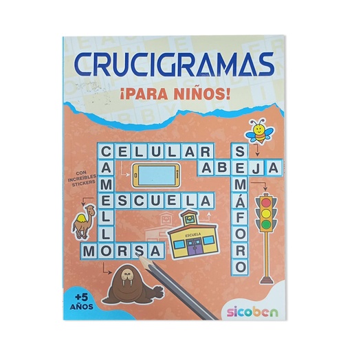 [9789962726807ME] CRUCIGRAMAS PARA NIÑOS